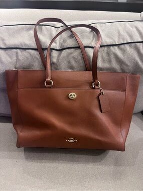 Coach | Bags | Coach Signature Pocket Tote Satchel K5j6232 | Poshmark